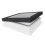 Type G Electrical Opening Flat Roof Window - 900mm x 1200mm Double Glazed Black