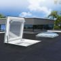 Flat Roof Access Window - 1000mm x 1000mm Double Glazed Transparent