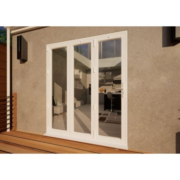 Aluminium Bifold Door - 1800mm White - 3 Left