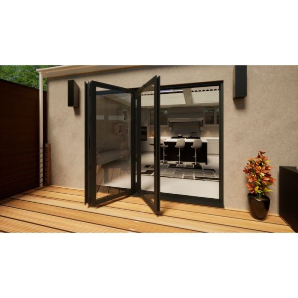 Aluminium Bifold Door - 2700mm Anthracite Grey - 3 Left