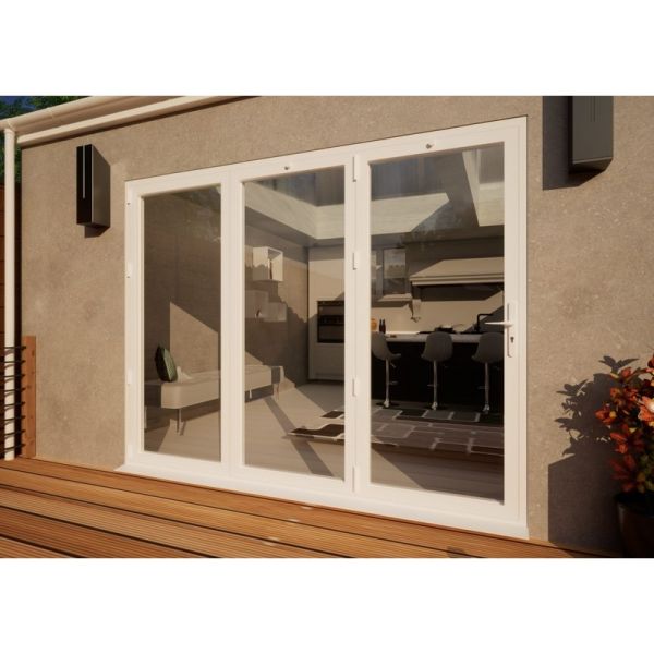 Aluminium Bifold Door - 2700mm White - 3 Left