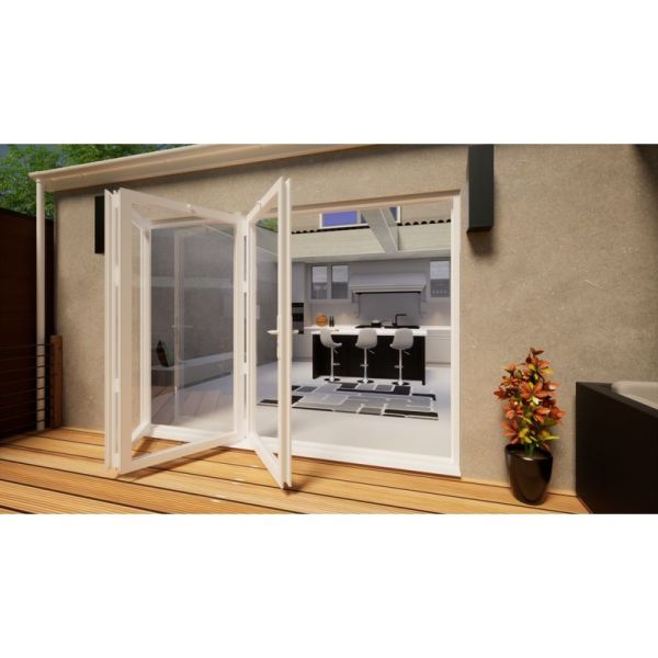 Aluminium Bifold Door - 3000mm White - 3 Left