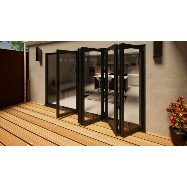 Aluminium Bifold Door - 3600mm Anthracite Grey - 5 Right