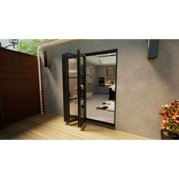 Heritage Aluminium Bifold Door - 1800mm Grey - 3 Left