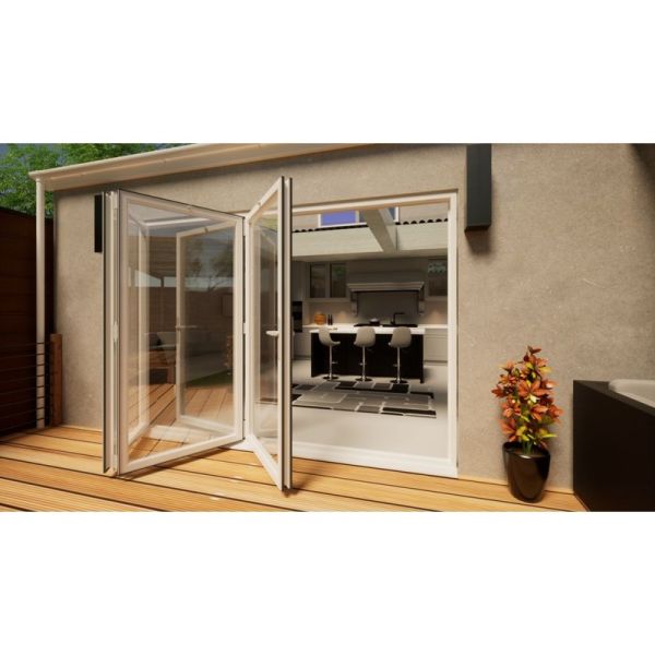 PVC Bifold Door - 3000mm White - 3 Left