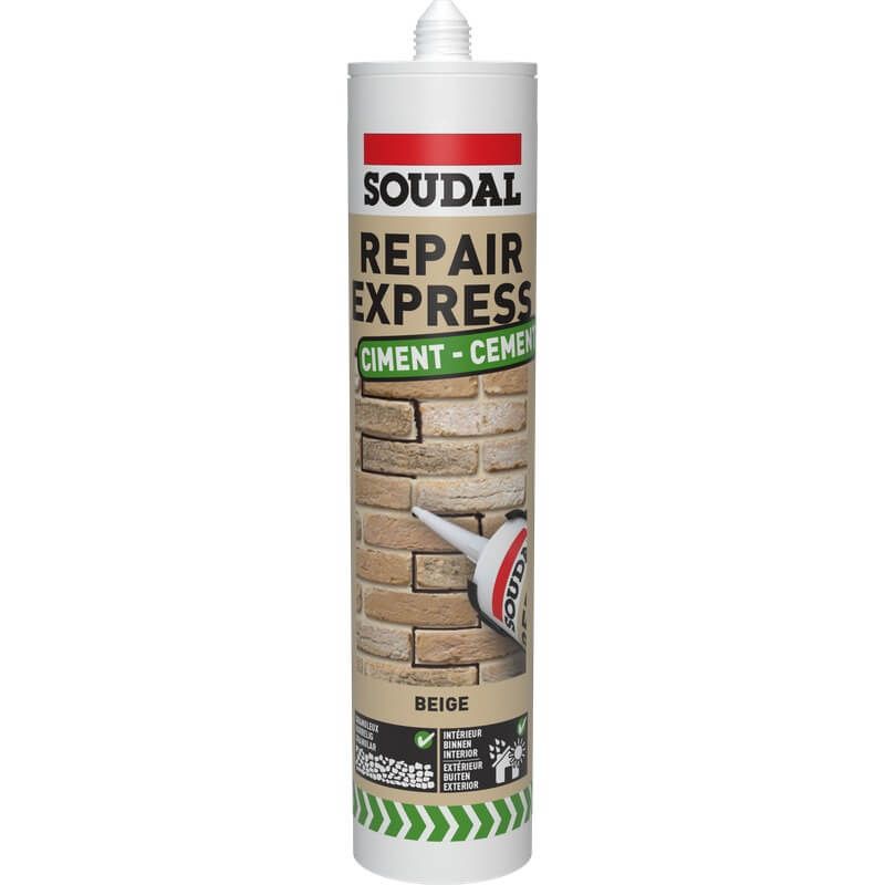 Soudal Repair Express Cement - Beige 290ml - Pack of 54