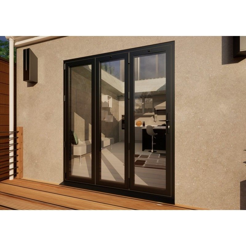 Aluminium Bifold Door - 1800mm Anthracite Grey - 3 Left