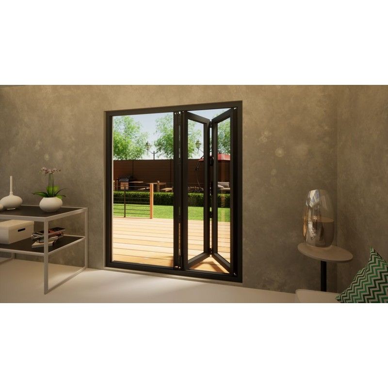 Aluminium Bifold Door - 1800mm Anthracite Grey - 3 Left
