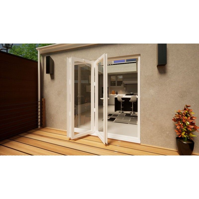 Aluminium Bifold Door - 2100mm White - 3 Left