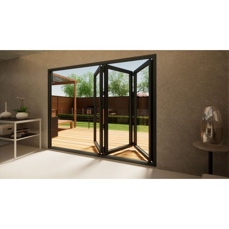 Aluminium Bifold Door - 2700mm Anthracite Grey - 3 Left