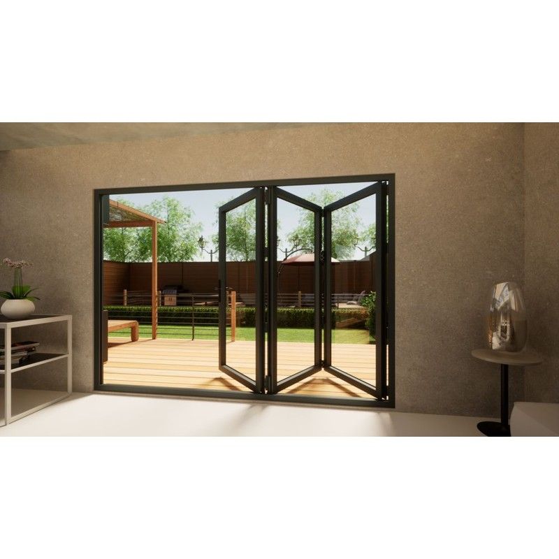 Aluminium Bifold Door - 3000mm Anthracite Grey - 3 Left