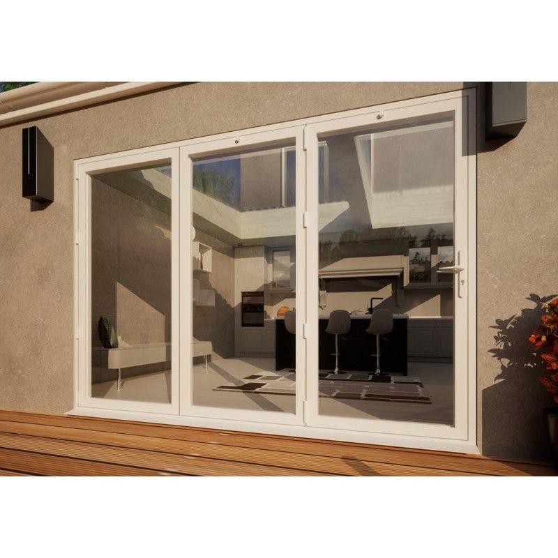 Aluminium Bifold Door - 3000mm White - 3 Left