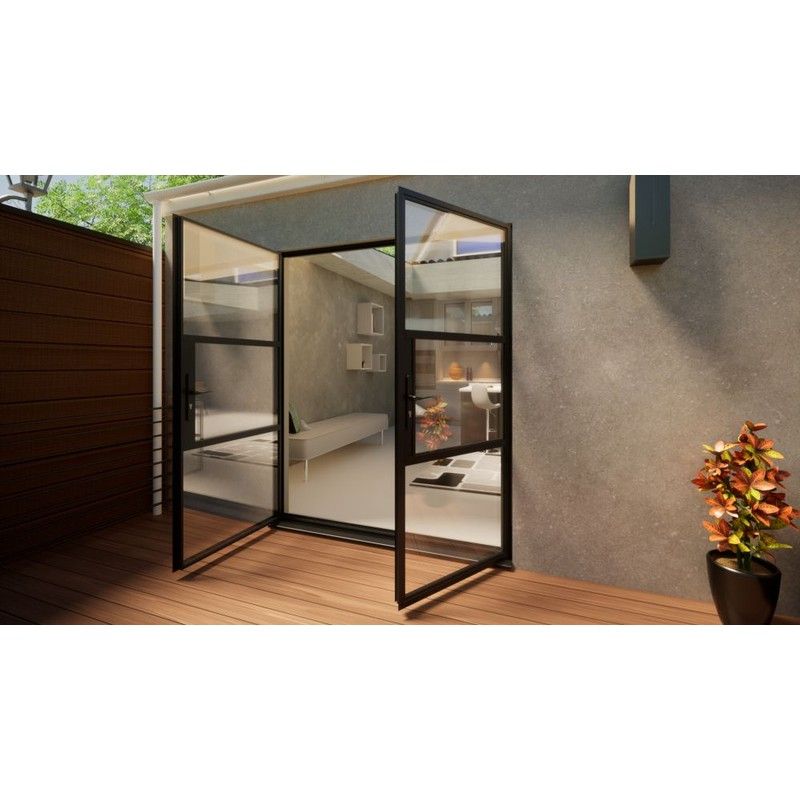 Aluminium Heritage French Door - 1800mm Anthracite Grey