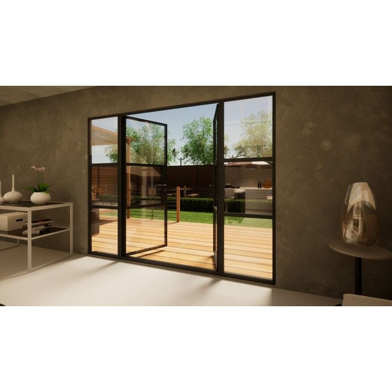 Aluminium Heritage French Door - 2700mm Anthracite Grey
