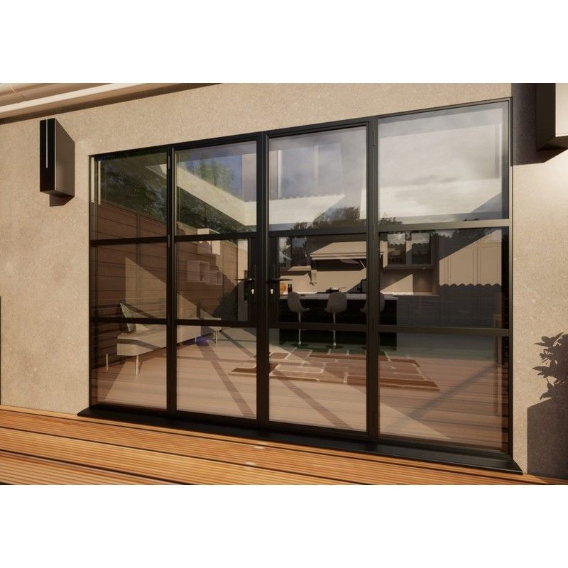 Aluminium Heritage French Door - 3000mm Anthracite Grey