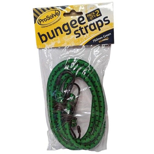 ProSolve Bungee Straps Pair - 750mm Green