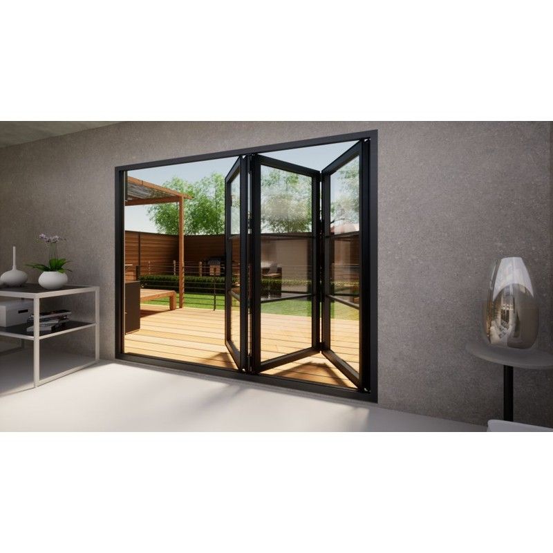 Heritage Aluminium Bifold Door - 2700mm Grey - 3 Left