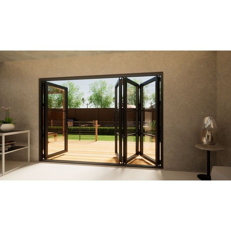 Heritage Aluminium Bifold Door - 3000mm Grey - 3 Left 1 Right