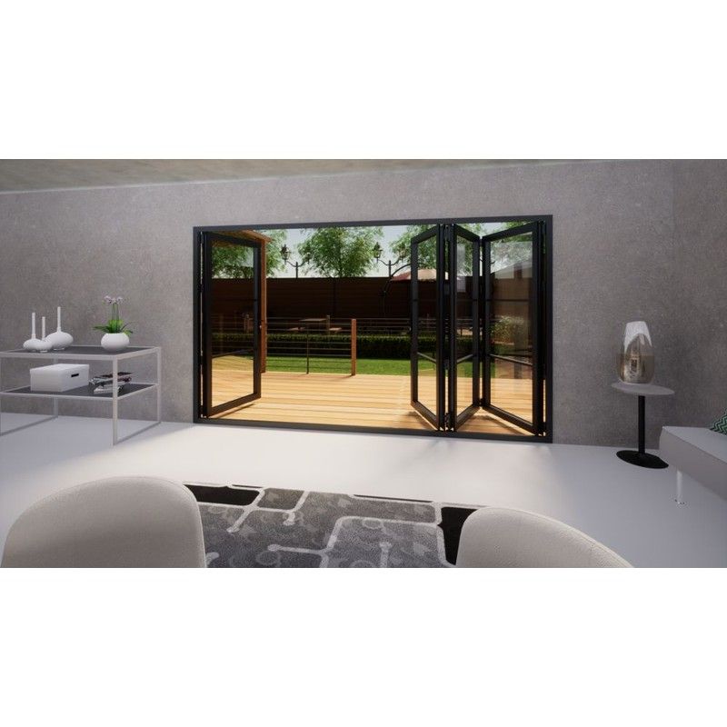 Heritage Aluminium Bifold Door - 3600mm Grey - 3 Left 1 Right