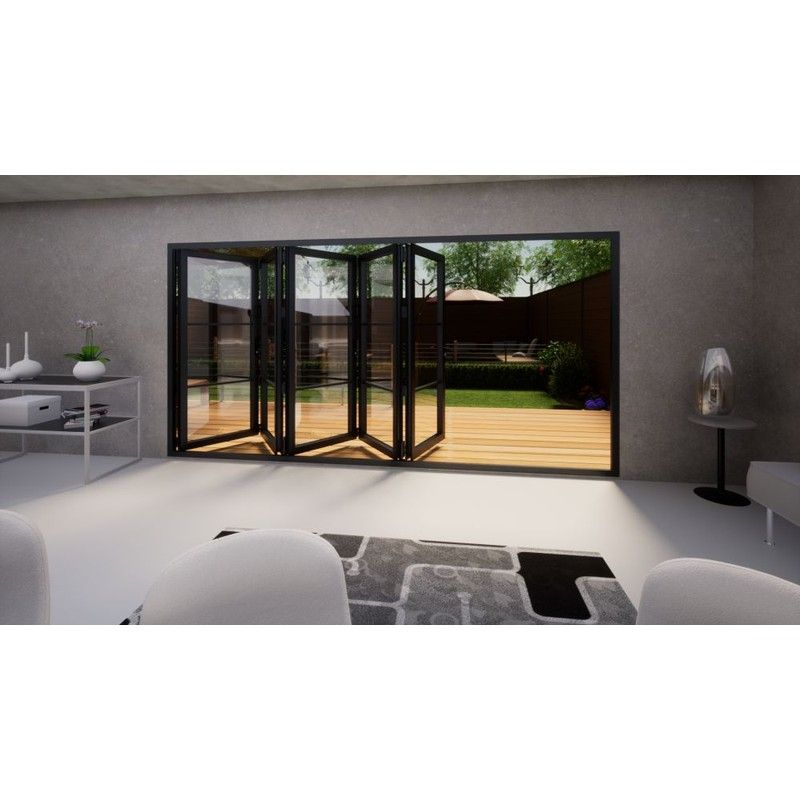 Heritage Aluminium Bifold Door - 4200mm Grey - 5 Right