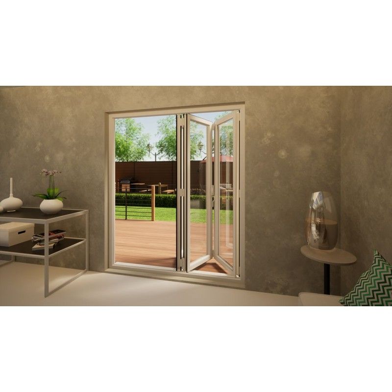 PVC Bifold Door - 1800mm White - 3 Left