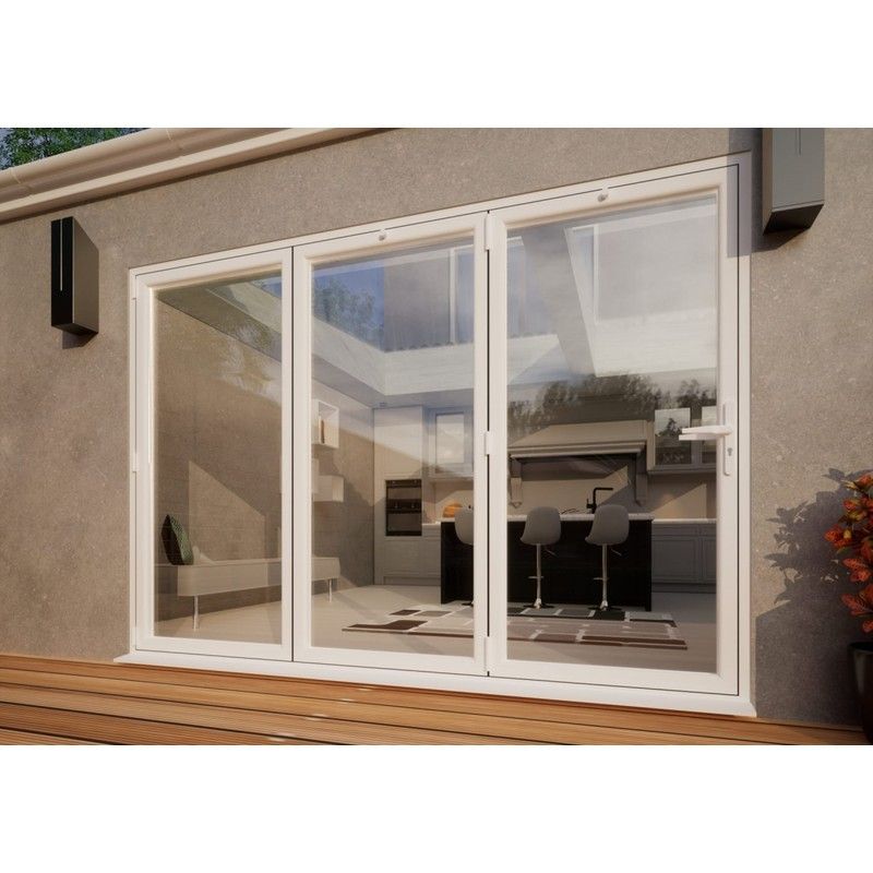 PVC Bifold Door - 3000mm White - 3 Left