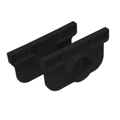 DekDrain Channel Slot Drain End Cap Pair