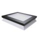 Type F Non Opening Flat Roof Window - Black