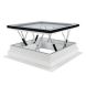 Smoke Ventilation Flat Roof Window - White