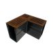 LUXE Threshold Drain Channel Aluminium Grating Class A15 Corner - Corten